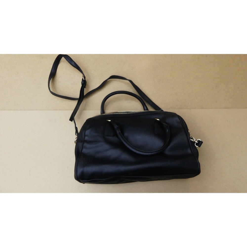 Christian Siriano Satchel Bag Womens Medium Black NWT Floral Butterfly Embroider - Picture 4 of 5